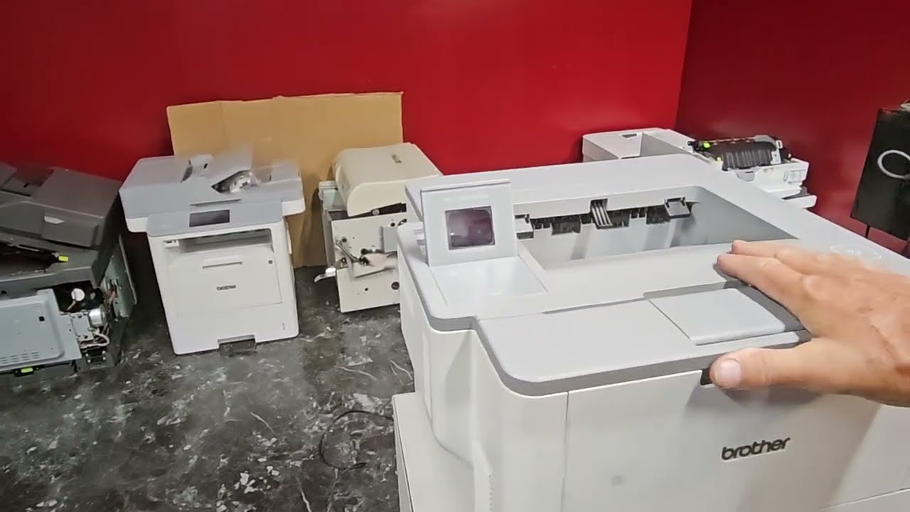 How to replace Brother printer laser unit
