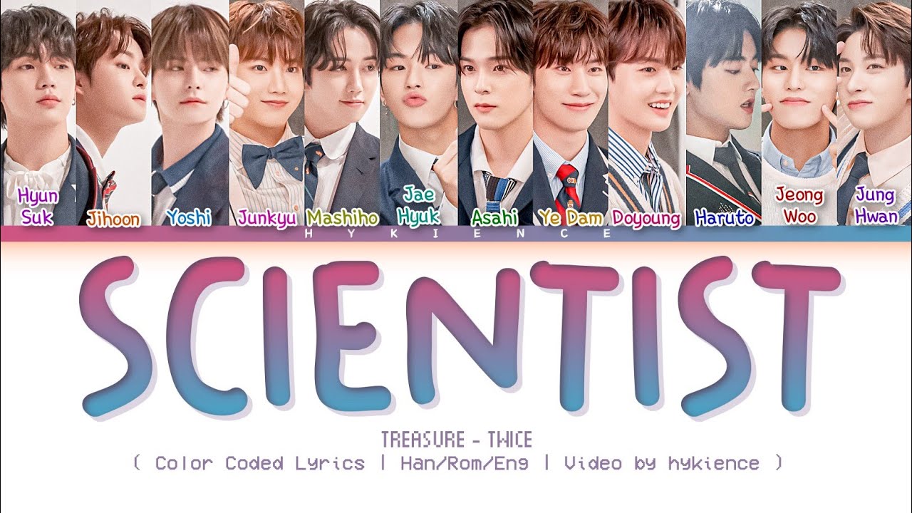 TREASURE - 'SCIENTIST' (TWICE | How Would | Color Coded Lyrics)