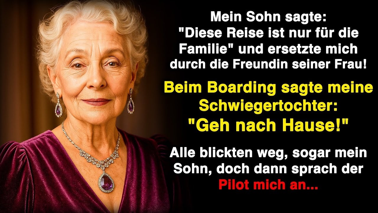Mein Sohn verbot mir, an der Reise teilzunehmen! Als er vernahm, dass der Pilot „Meine Frau!“ rief