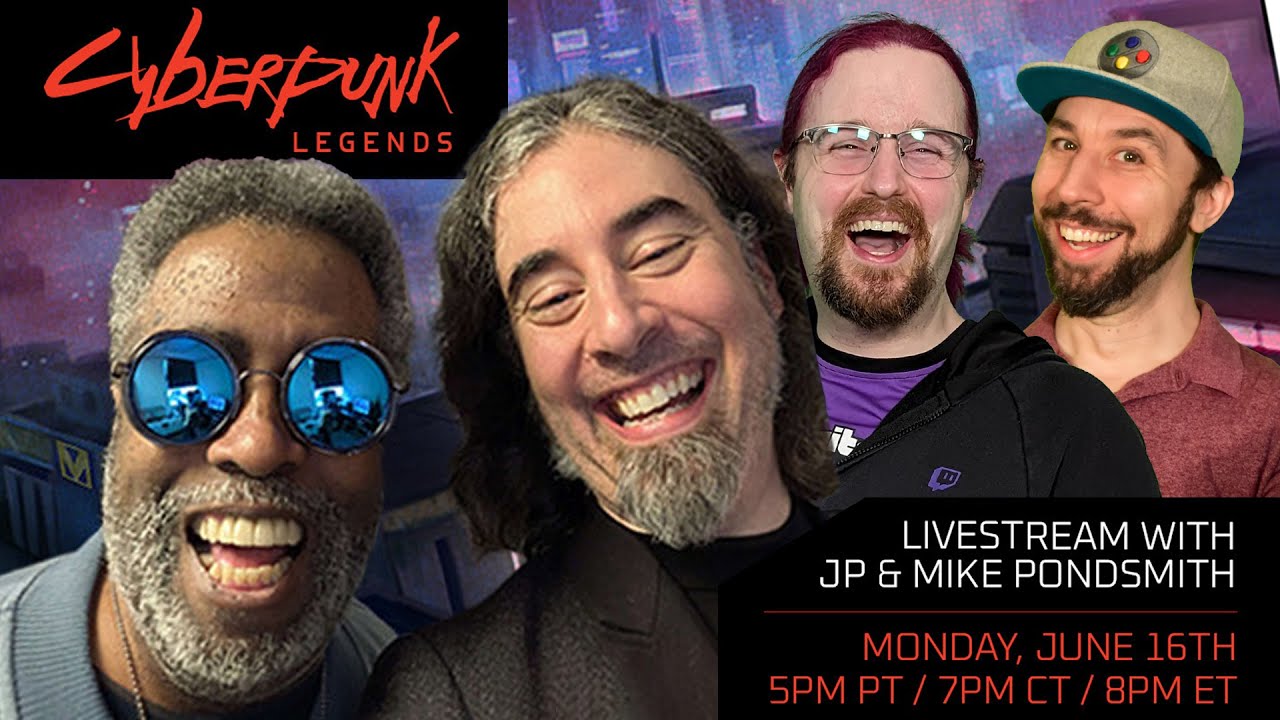 Cyberpunk: Legends FIRST GAMEPLAY LOOK with Mike Pondsmith and James Portnow