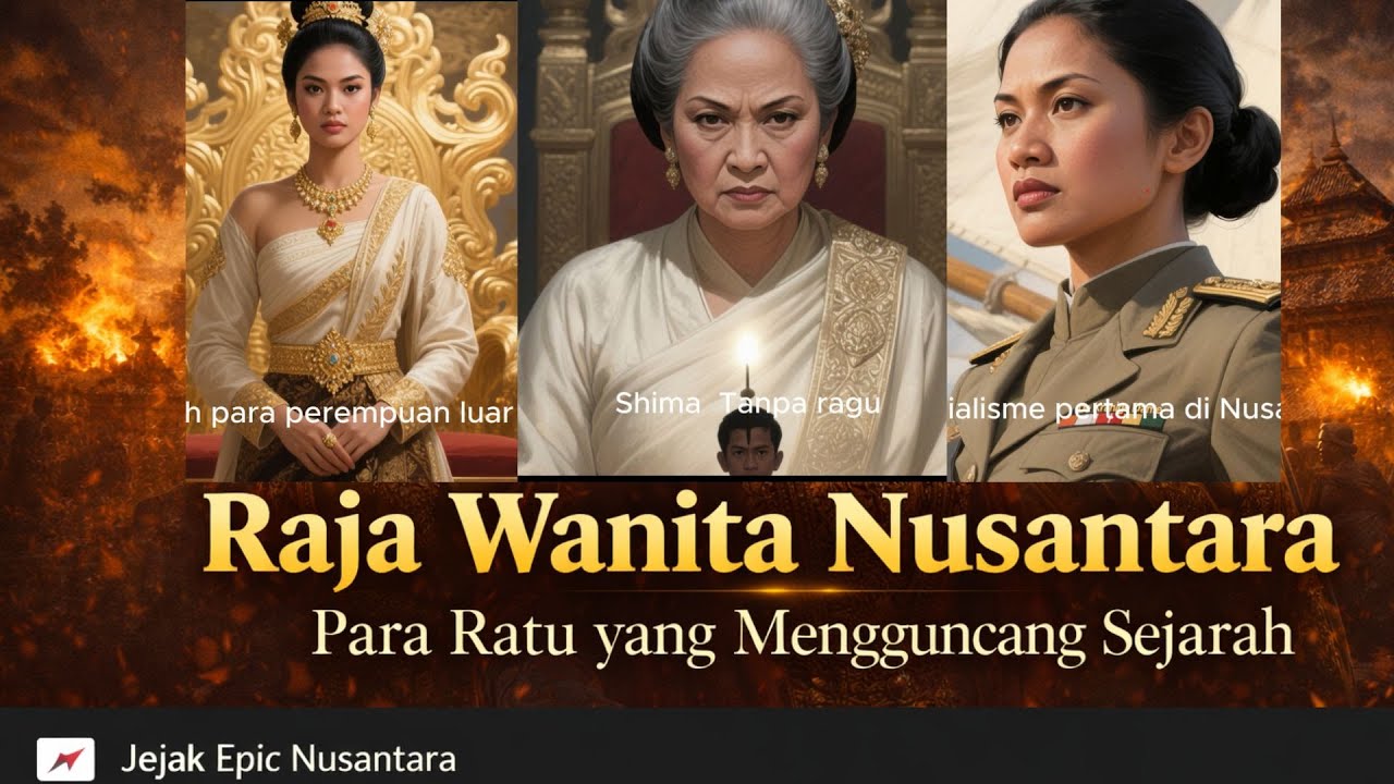 🎬 RAJA WANITA NUSANTARA || PARA RATU YANG MENGGUNCANG SEJARAH#kerajaan #kisah @JEJAKEPICNUSANTARA