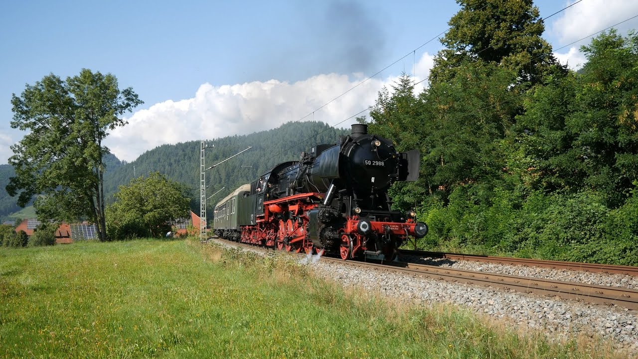 50 2988 im Schwarzwald - Bundesbahn Feeling im Sommer