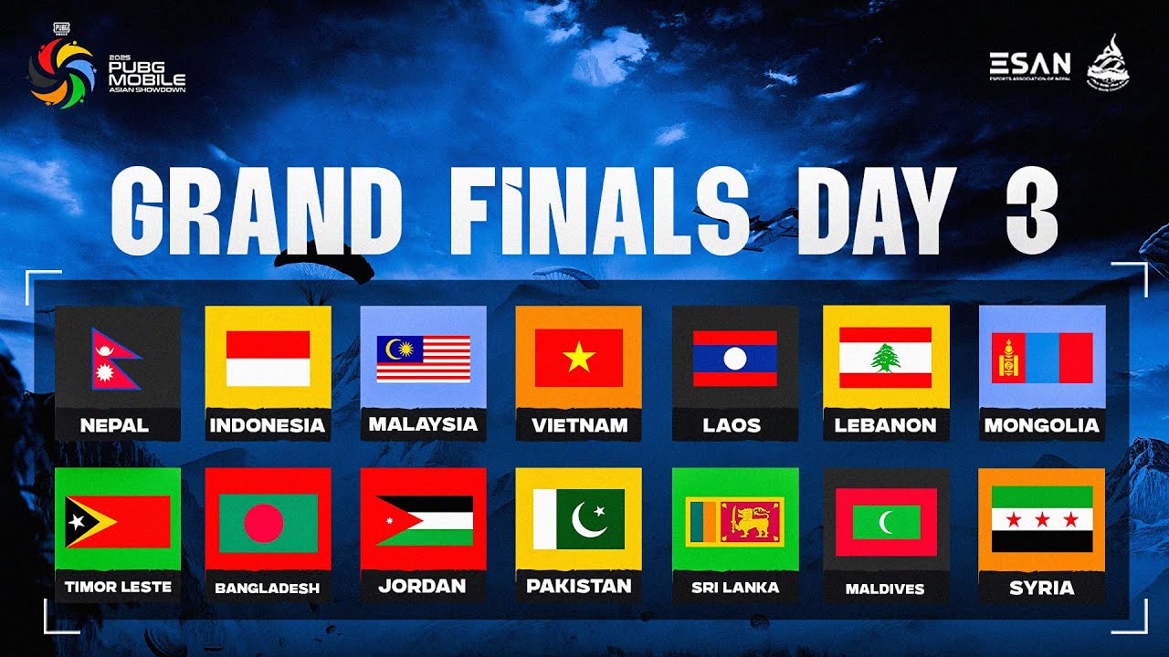 [EN] ESAN PUBG Mobile Asian Showdown 2025 | DAY 3