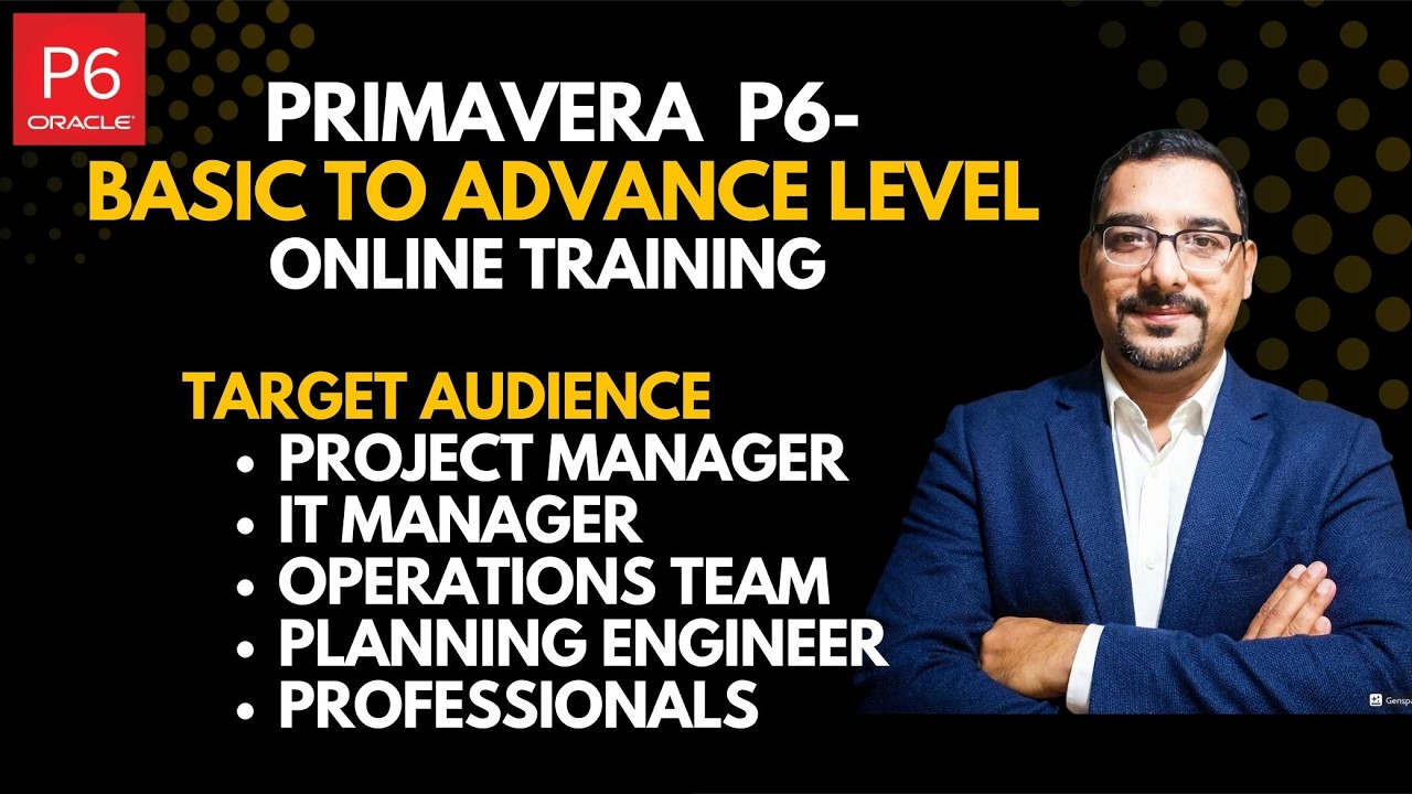  Learn Project Planning & Controls using Primavera P6 Course after you learn theory from this video