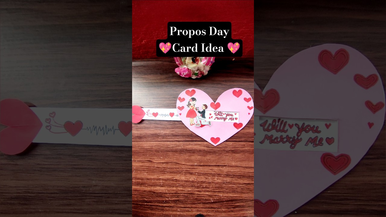 Easy Love Card Idea Day -2/8. 💖💞