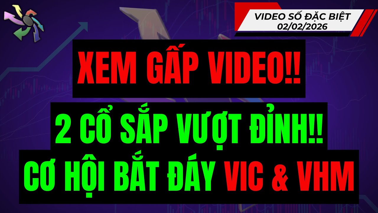XEM GẤP VIDEO: CƠ HỘI BẮT ĐÁY CỔ PHIẾU VIC & VHM!! 2 CỔ PHIẾU SẮP VƯỢT ĐỈNH!!
