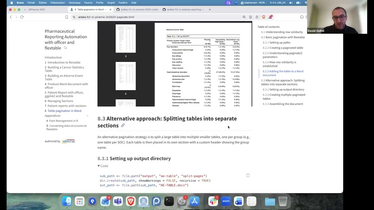 Advanced Clinical Reporting with {officer} and {flextable}