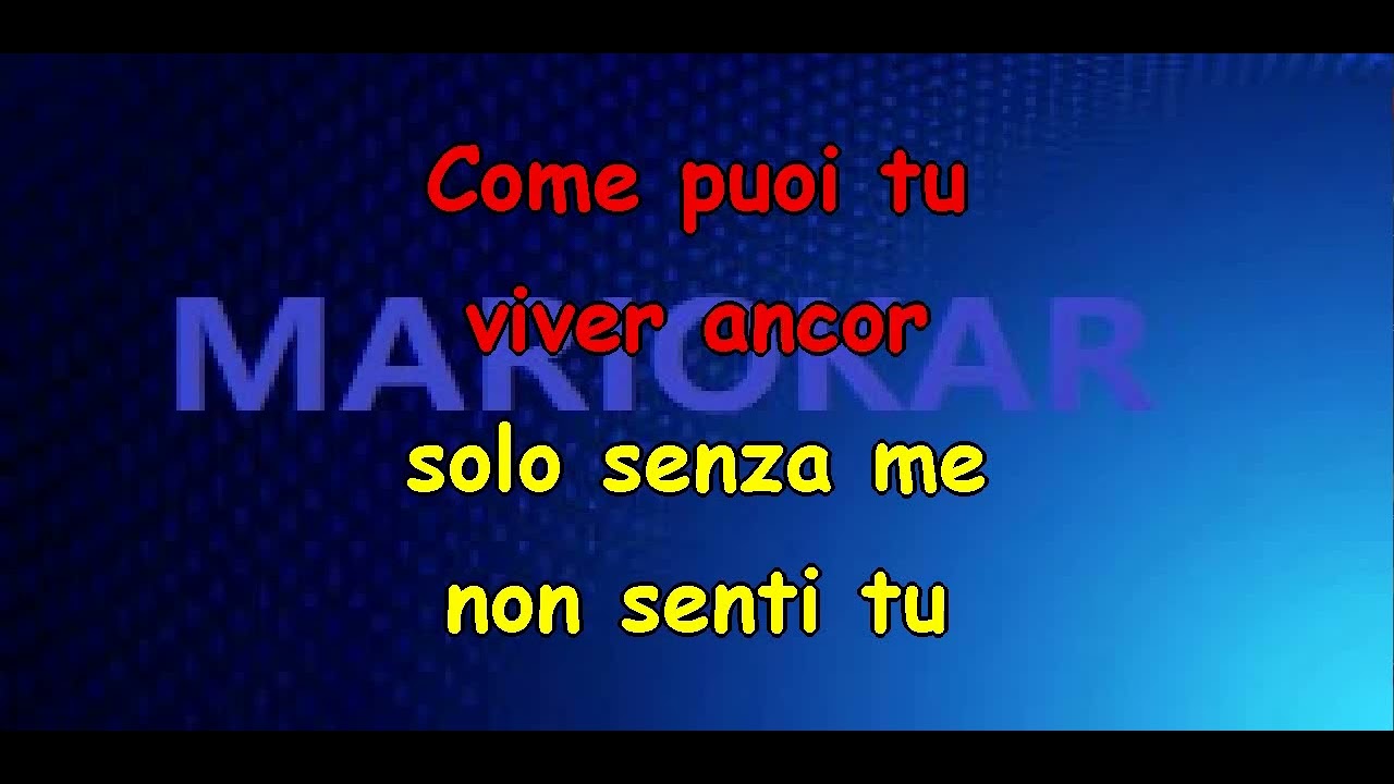 Mina   Citta' vuota  karaoke