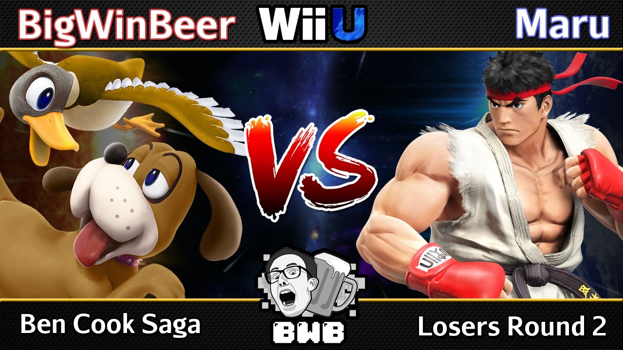 BWSmash Ben Cook Saga - Losers Round 2 - BigWinBeer (Duck Hunt) VS Maru (Ryu)