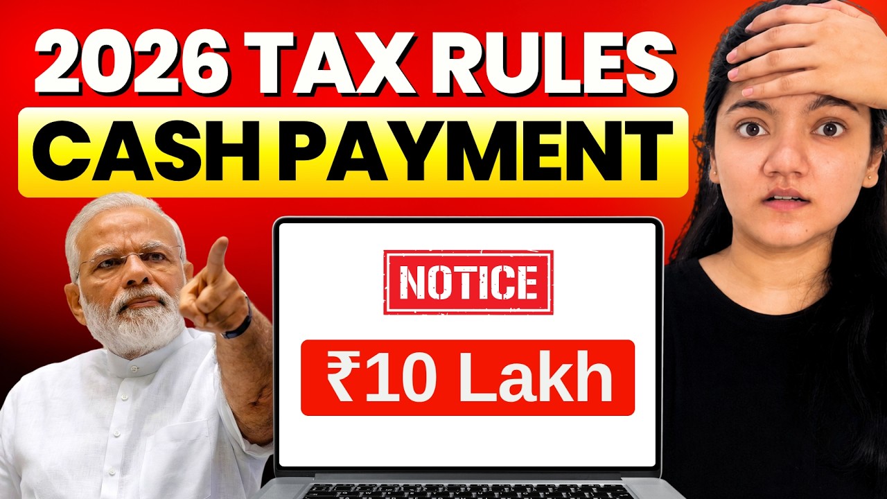 Income Tax 2026 Rules for CASH Transactions - 4 BIG Changes