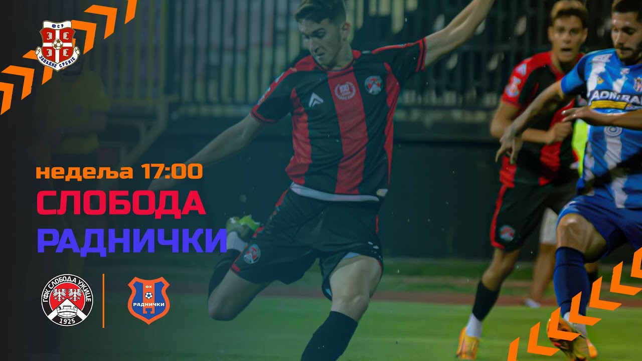 SRPSKA LIGA ZAPAD: GFK SLOBODA - RADNIČKI VALJEVO