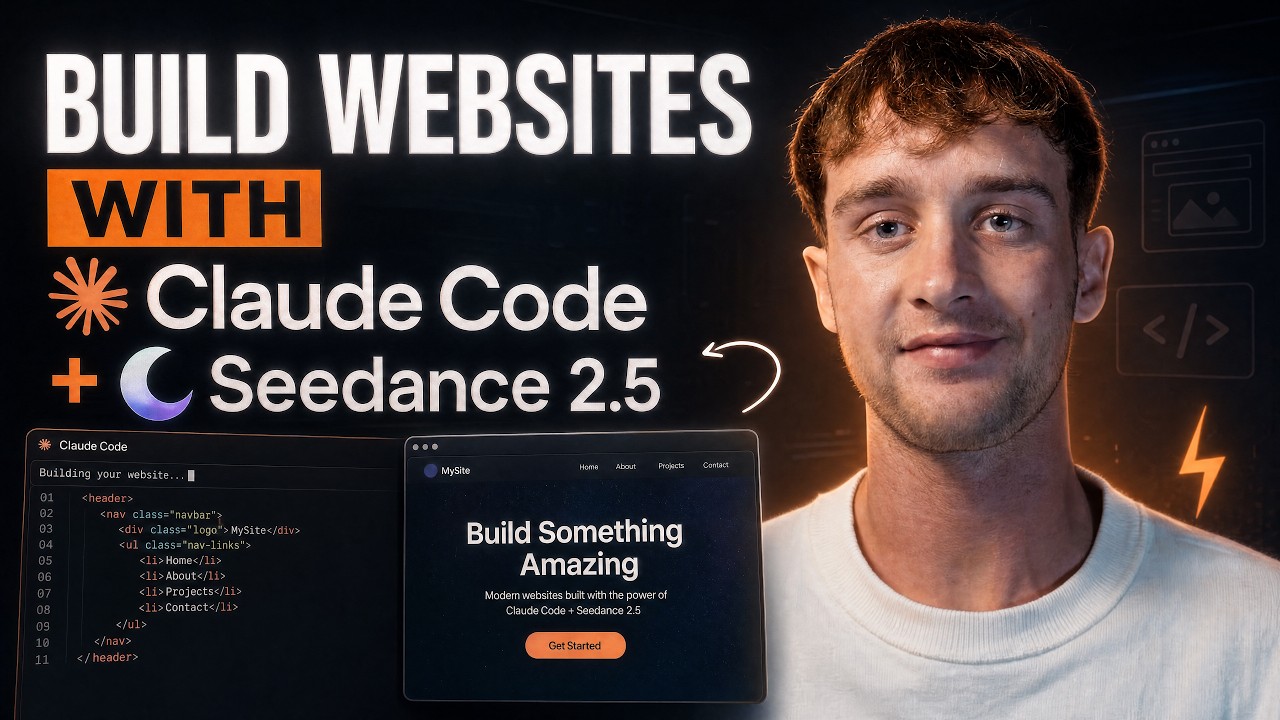 How To Build Websites with Claude Code + Seedance 2.5
