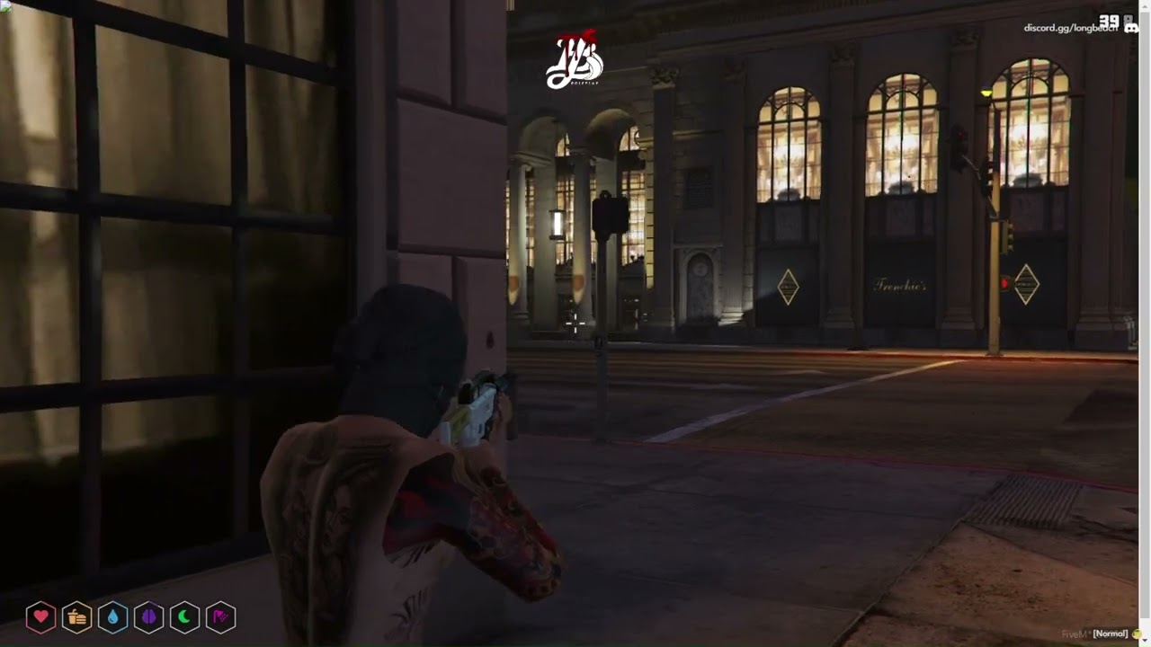 Efeito com laterais Long Beach