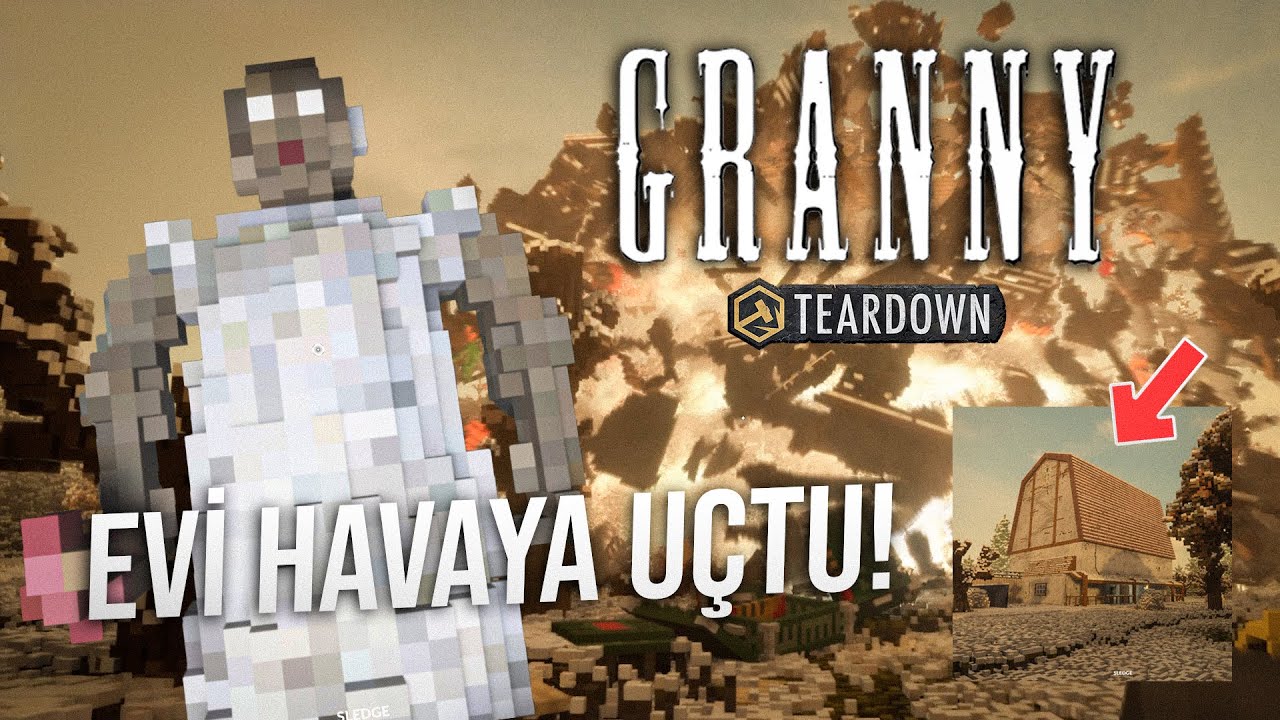 GRANNY'NİN EVİNİ HAVAYA UÇURDUM 😂