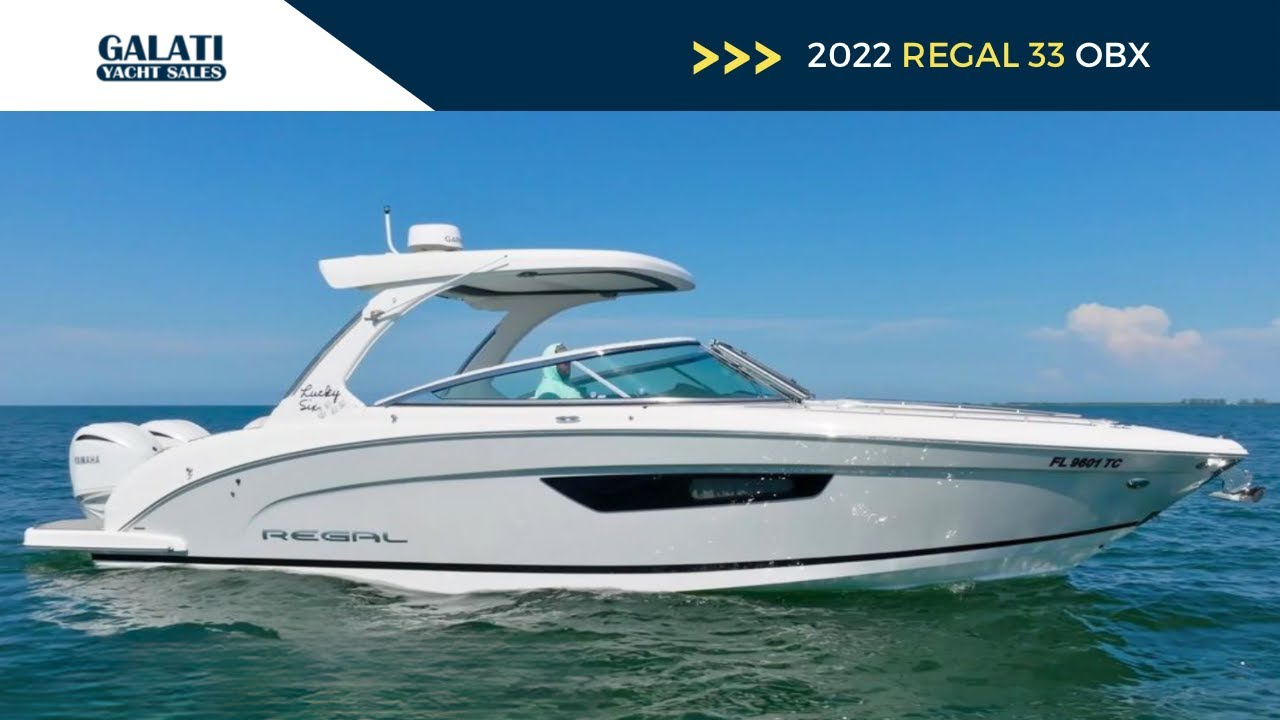 2022 33 Regal OBX Boat For Sale