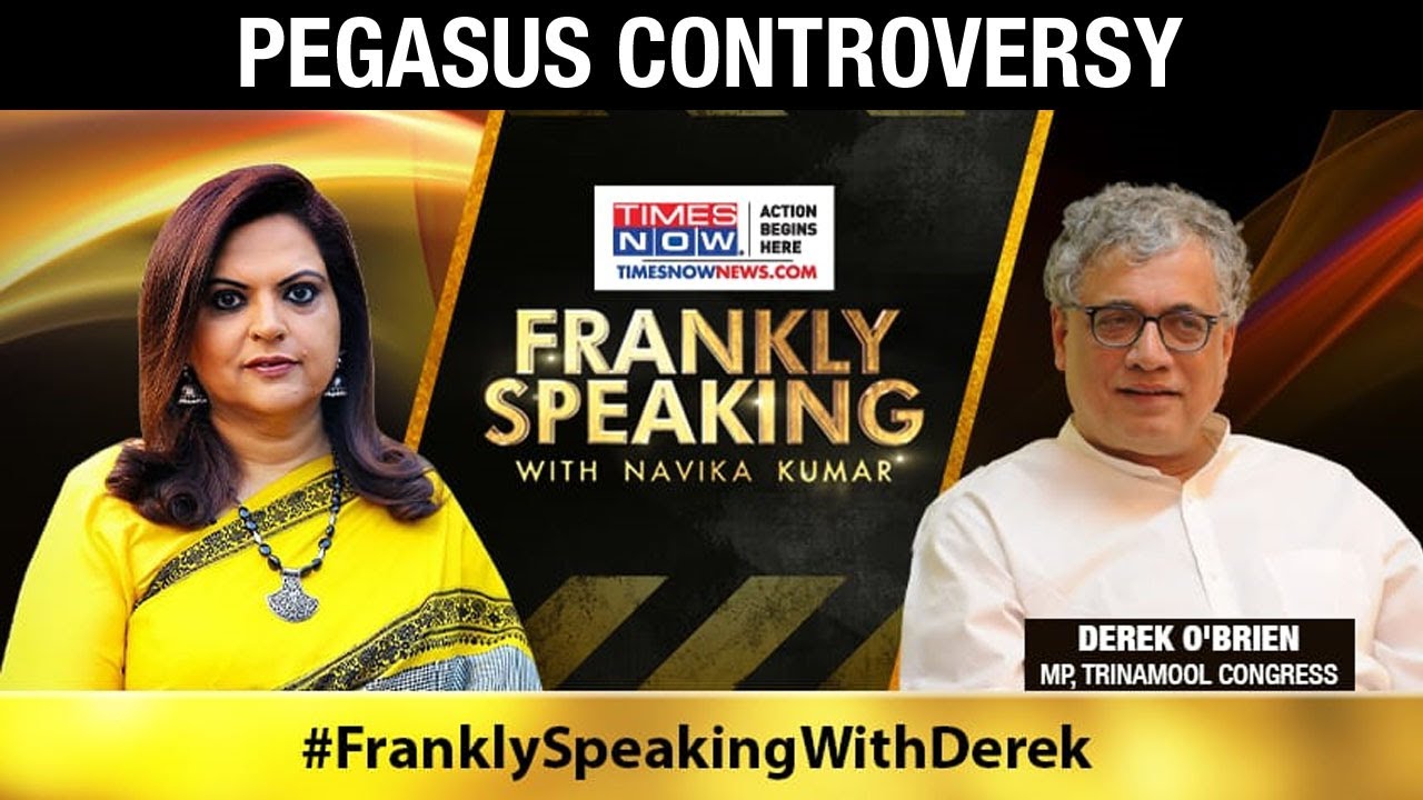 TMC MP Derek O'Brien opens up on Pegasus spyware row | Frankly Speaking