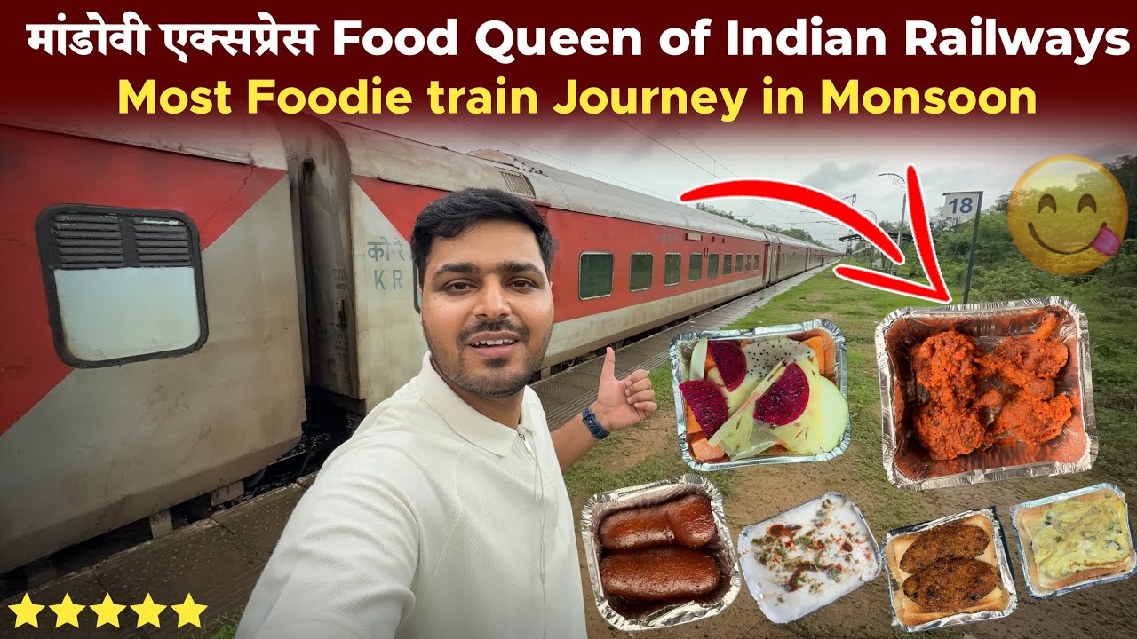 Goa to Mumbai Mandovi Express Most foodie train journey in Monsoon