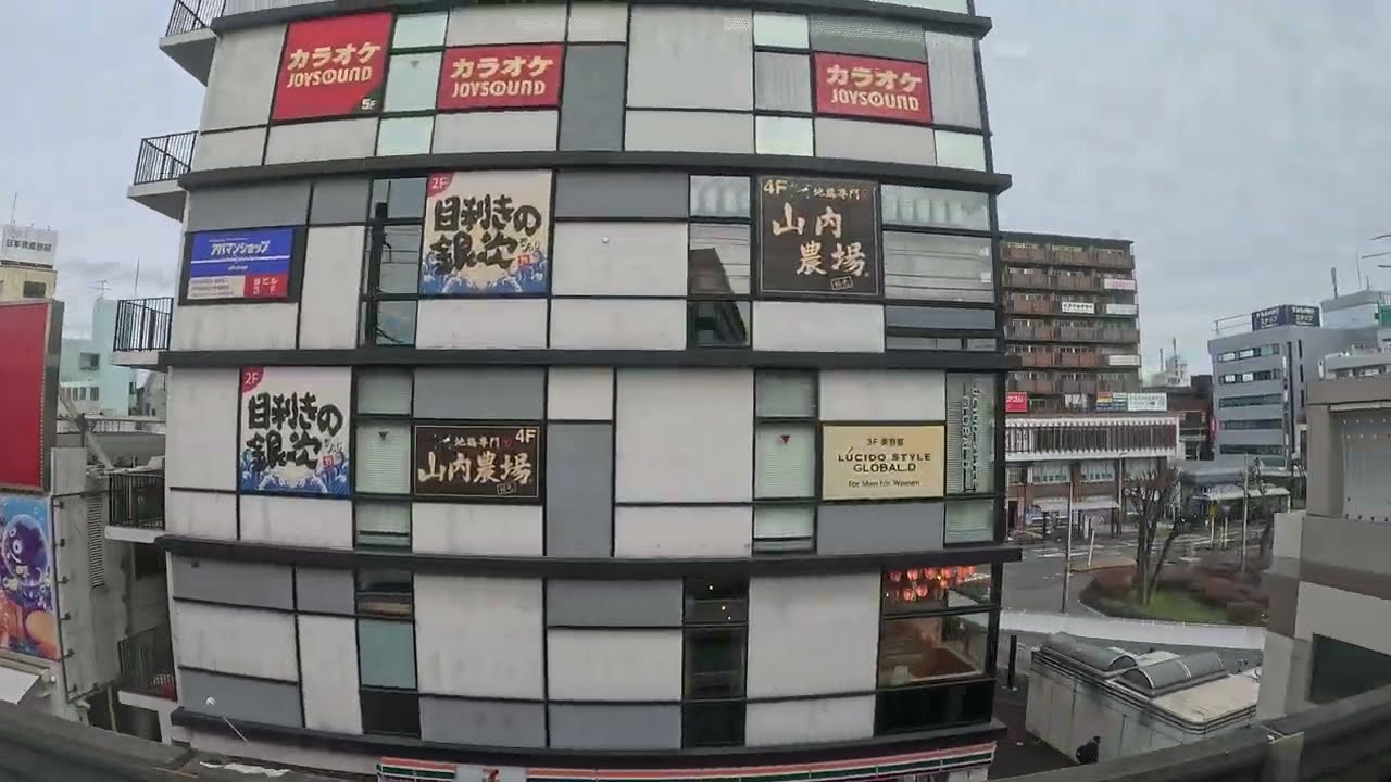 260107総武快速線山側車窓【市川-船橋-津田沼-稲毛】|4K |