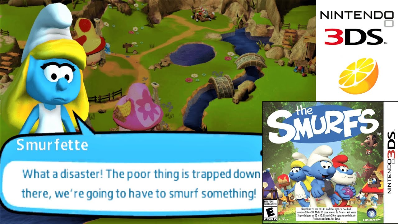 The Smurfs (2015) Nintendo 3DS Gameplay in HD (Citra)