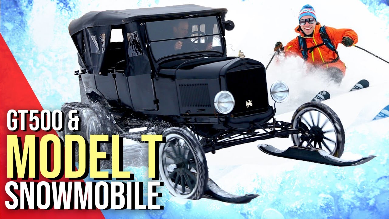 Driving the weird 1926 Ford Model T Snowmobile (+ 1967 Shelby GT500!)