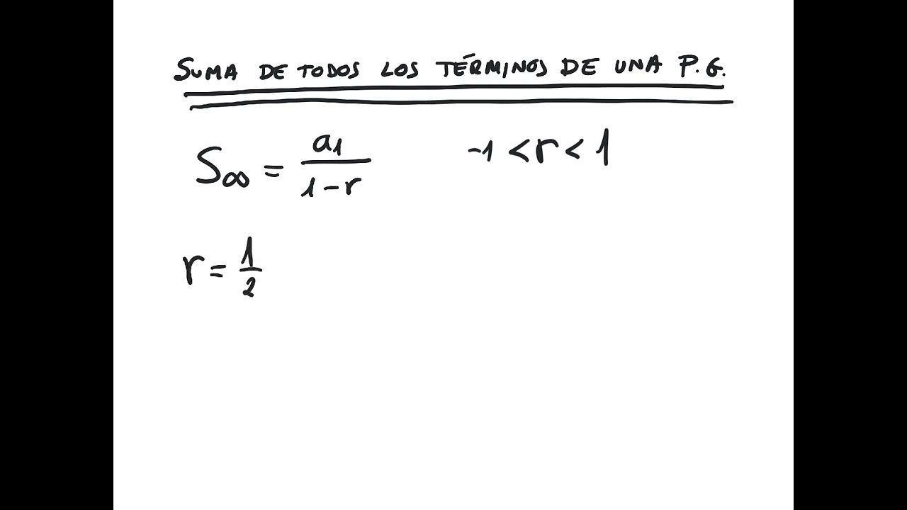 Sumas infinitas