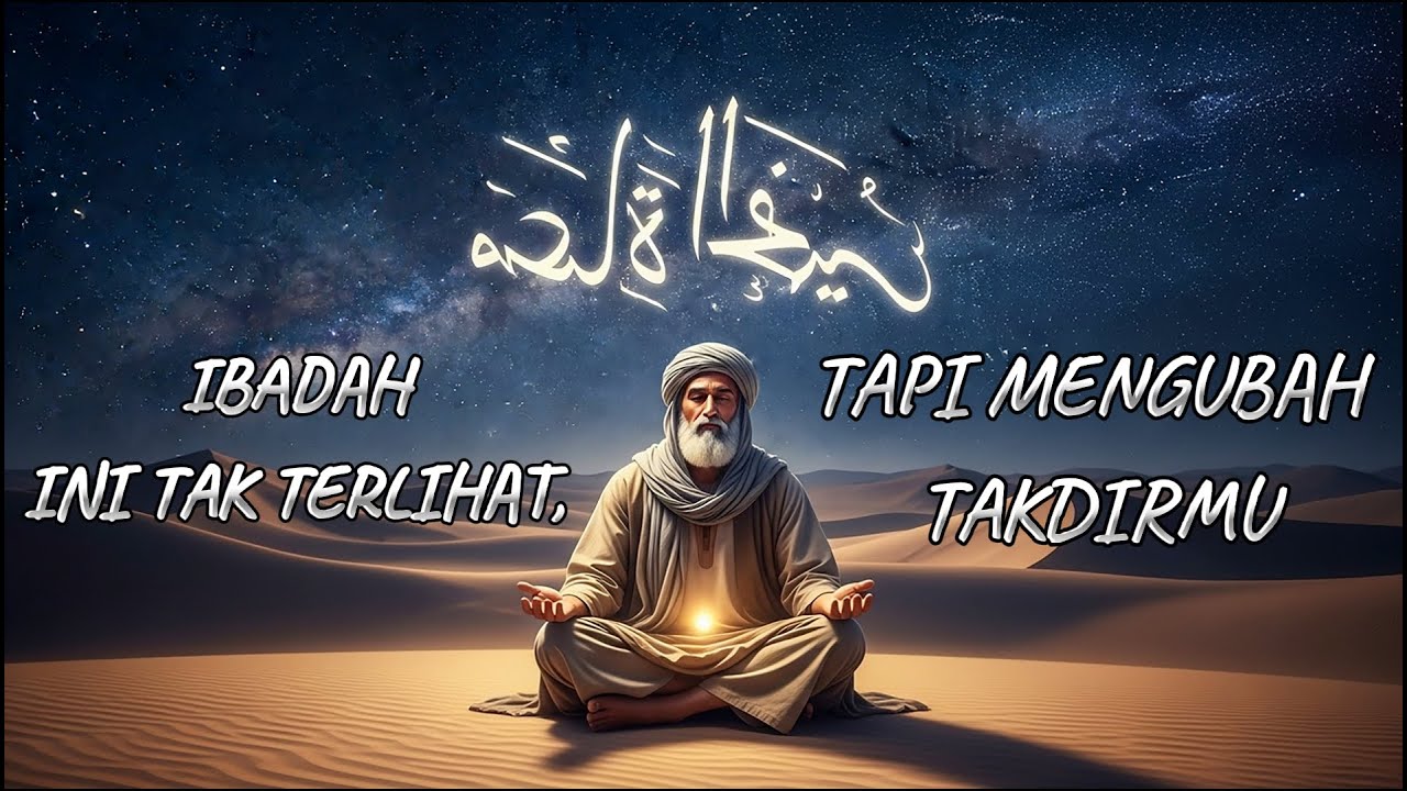 BUKAN SHALAT, BUKAN PUASA – INILAH IBADAH YANG MEMBUKA TAKDIR..