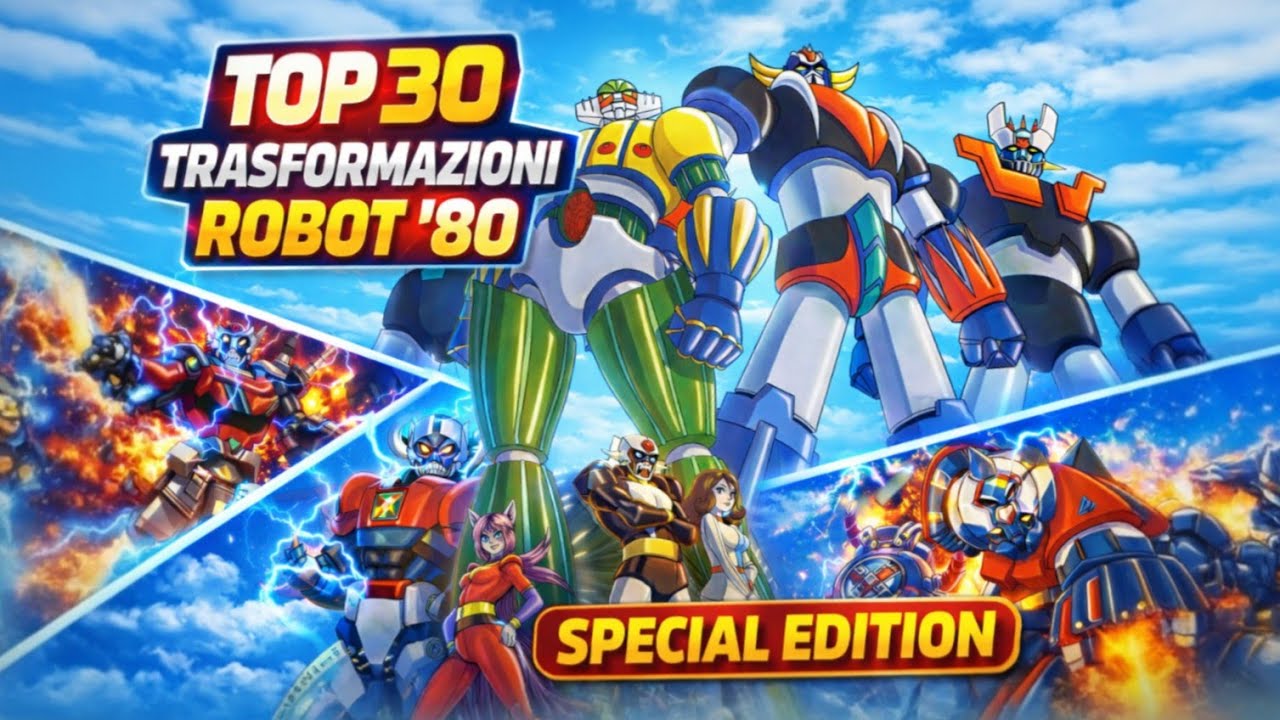 Sicuri di conoscerli tutti? Top 30 Trasformazioni Robot '80 (Mecha Robottoni che si trasformano)