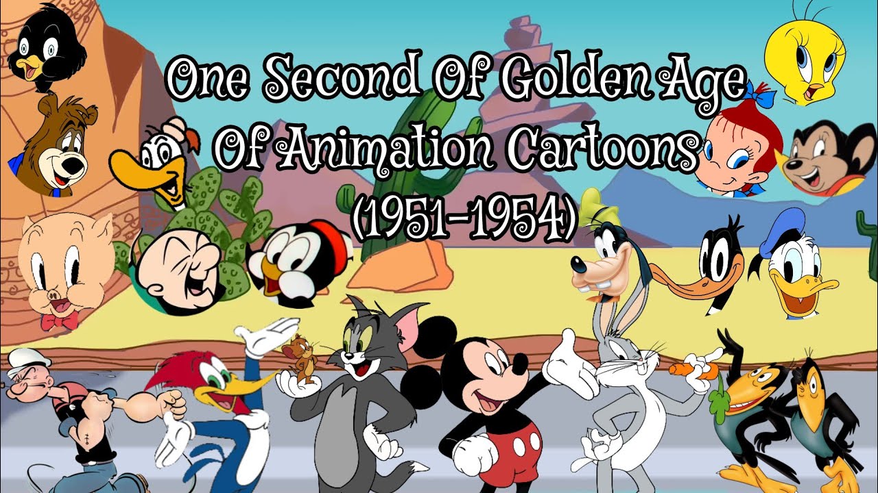 One Second Of Golden Age Of Animation Cartoons (1951-1954)
