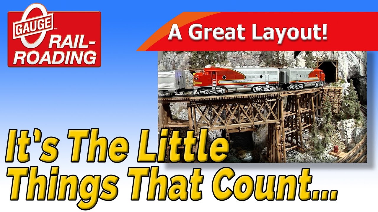 O Gauge Layout: It's The Little Things That Count