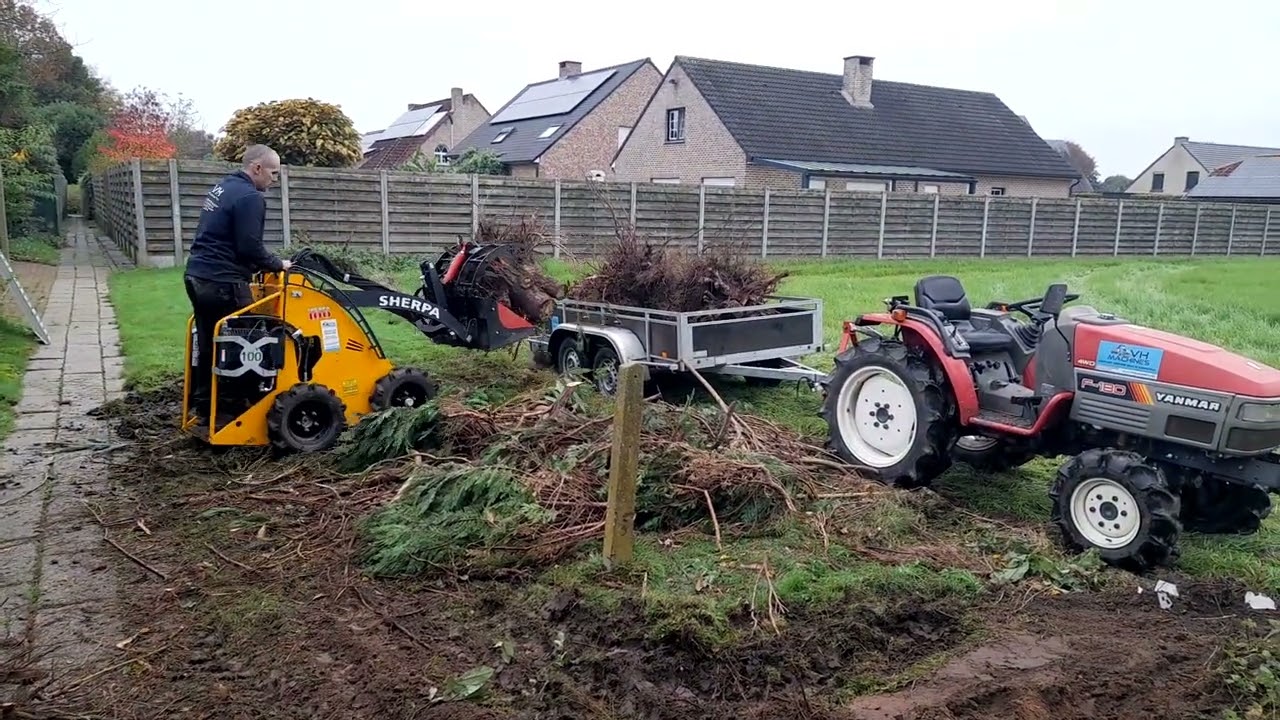 sherpa 100 in actie , kleine krachtpatser