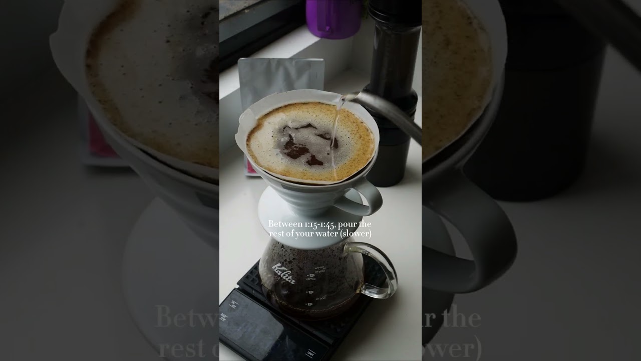 How to do James Hoffmann's Ultimate V60 technique #coffee