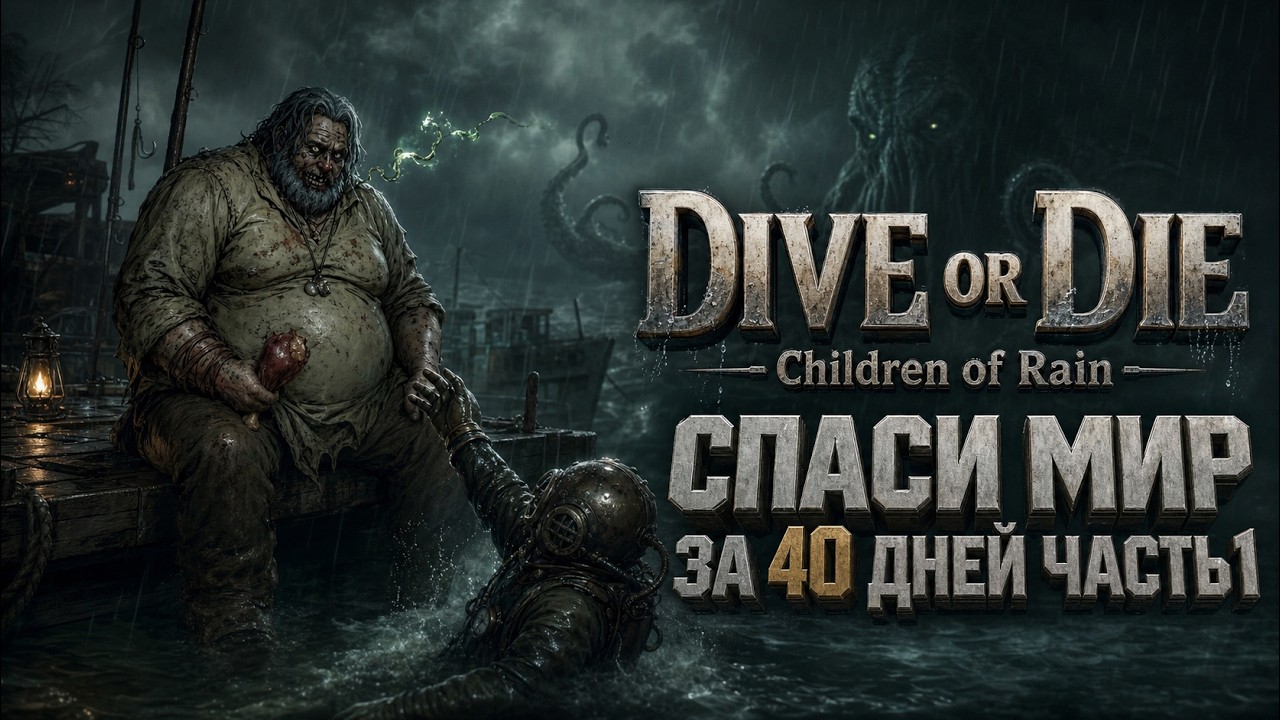 🔴40 ДНЕЙ НА СПАСЕНИЕ МИРА | DIVE or DIE - Children of Rain ПРОХОЖДЕНИЕ Часть 1 На Русском