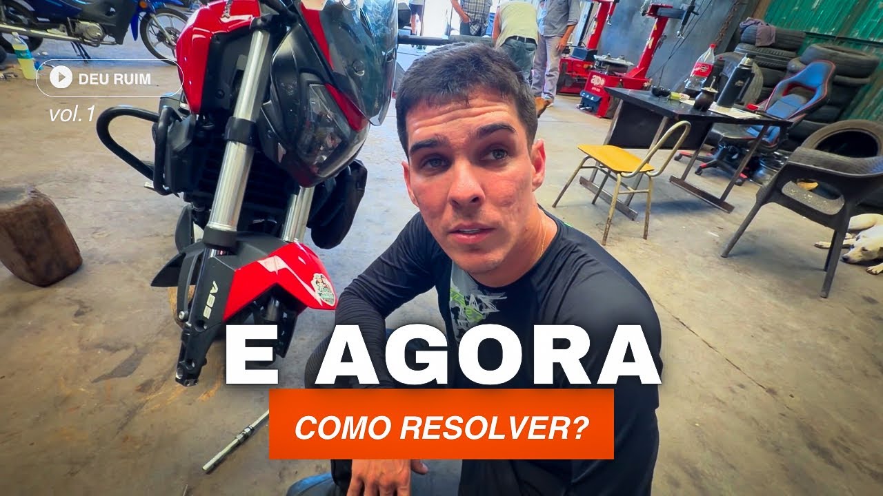 IMPREVISTO QUE MUDOU NOSSA VIAGEM DE MOTO AO USHUAIA #ep2 - TO NA PISTA