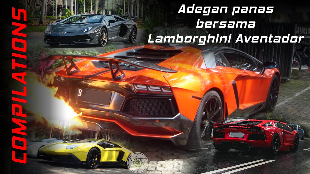 LAMBORGHINI AVENTADOR START UP,  REVVING, ACCELERATION, ON BOARD, IN INDONESIA!! (BUKAN KW BANDUNG)