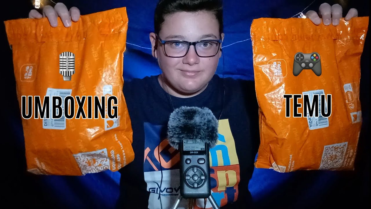 HAUL PACCHI 📦 DI TEMU 🎮🎙| ASMR ITA