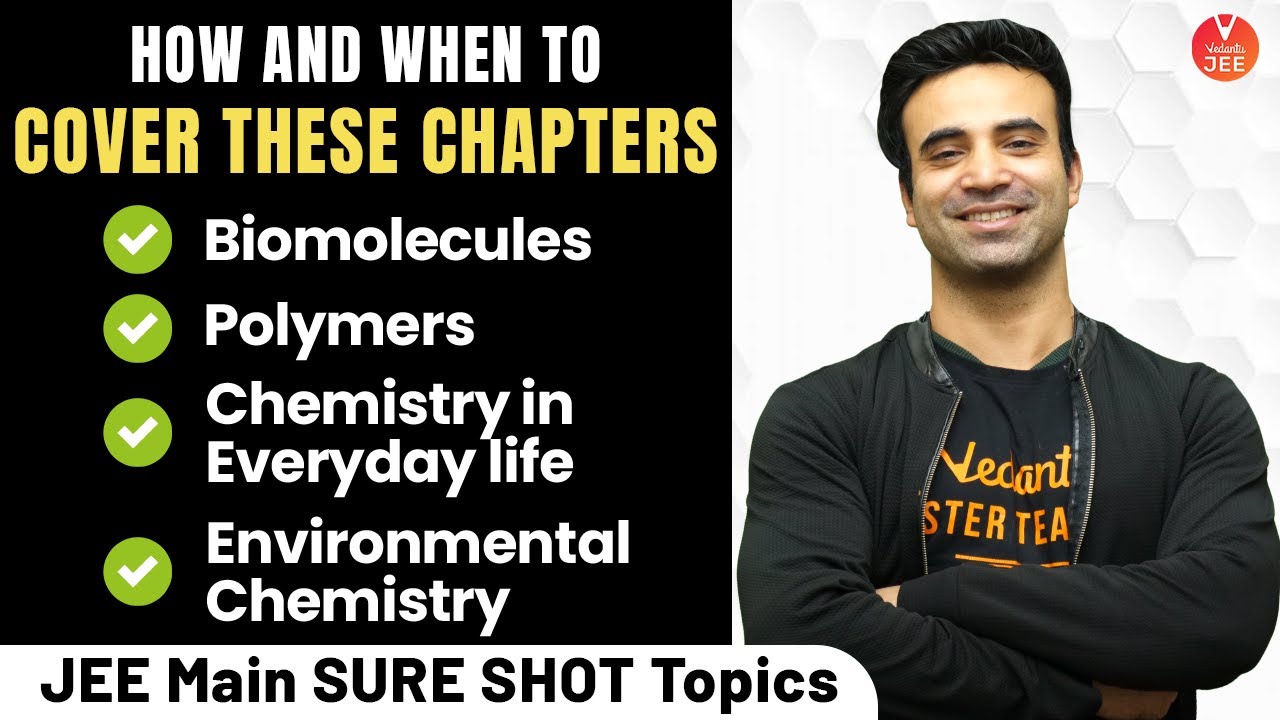 Best Strategy to Cover Biomolecules, Environmental Chemistry & Polymers in One Shot👻🙌 | Vedantu JEE✌