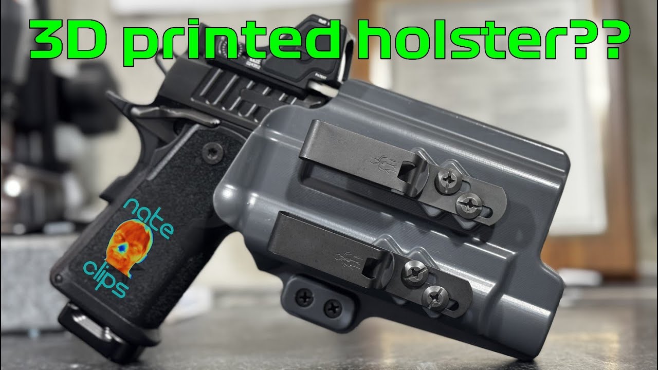 3D printing a custom holster