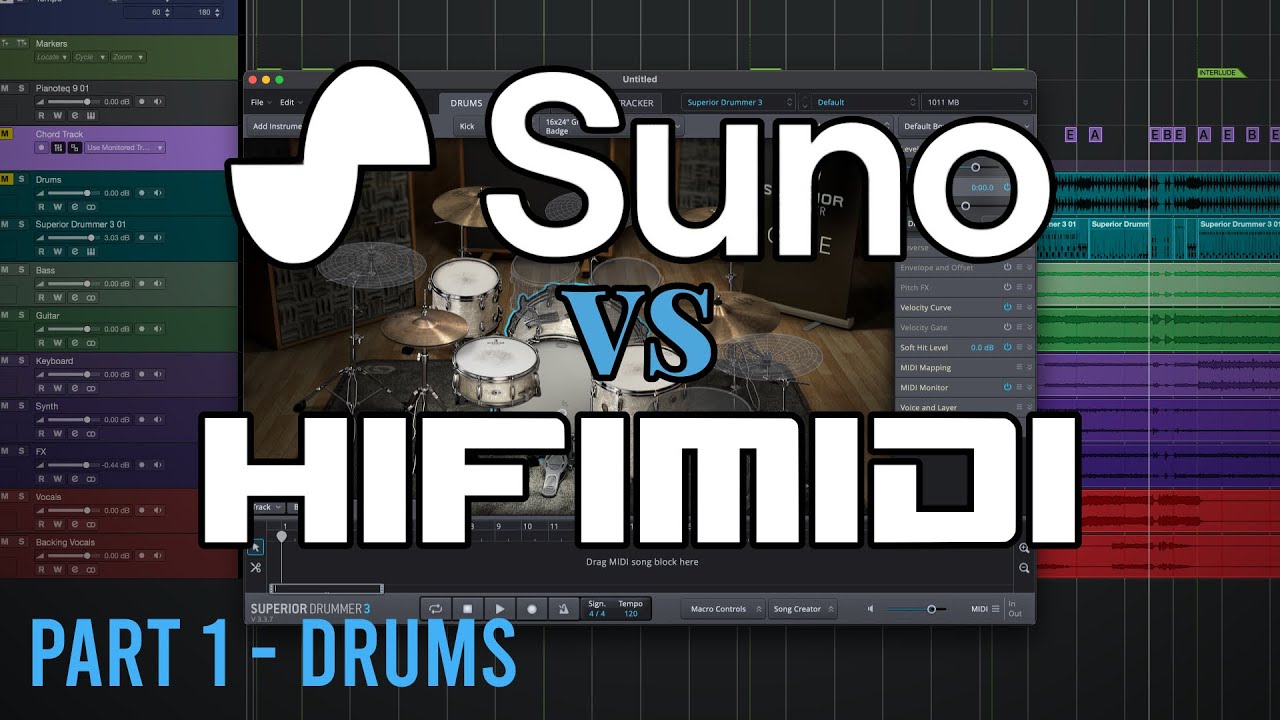 Replacing AI Audio With Virtual Instruments (Live) - Part 1