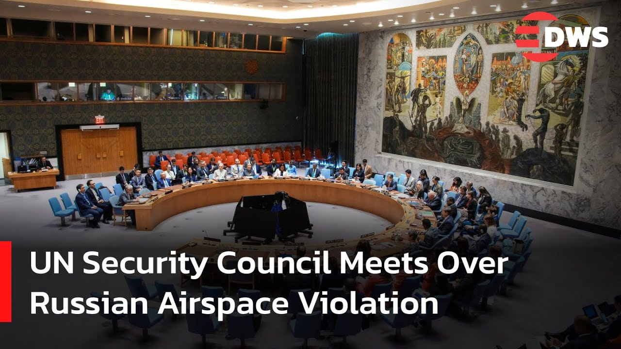 UN Security Council Confronts Russia Over Estonia Airspace Violation | Breaking News | AC15