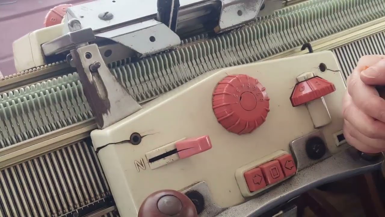 Passap80 manuel örgü makinasında aktararak örnek yapımı  #machineknit #knitting #passap