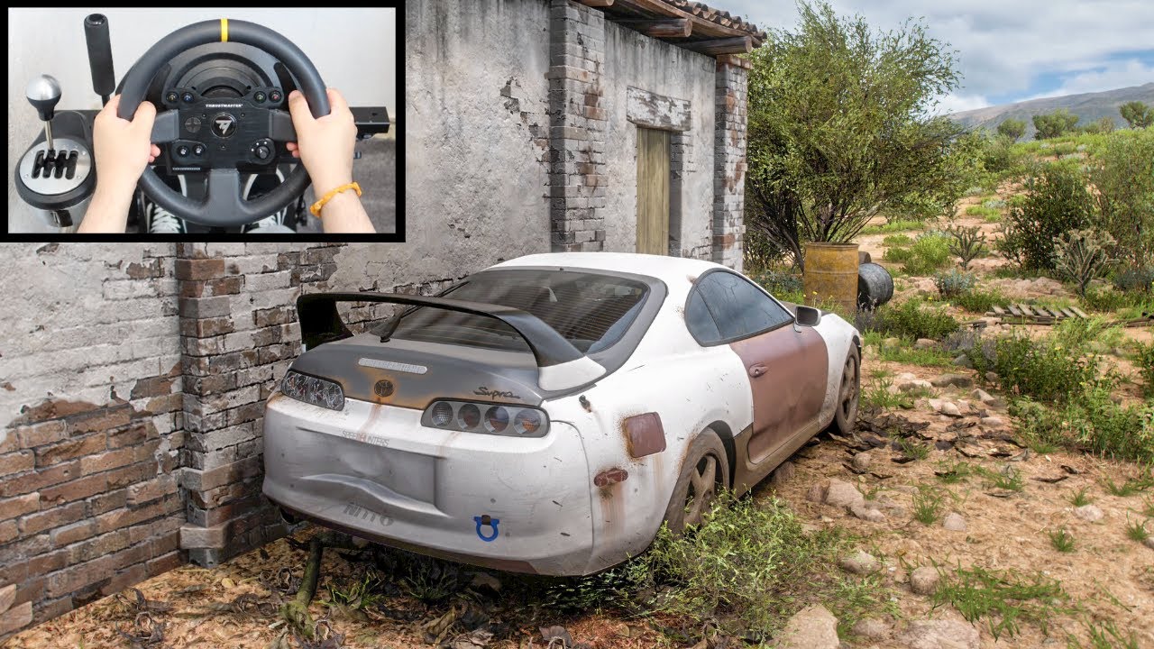 Forza Horizon 5 Rebuilding Toyota Supra (Steering Wheel + Shifter) Gameplay