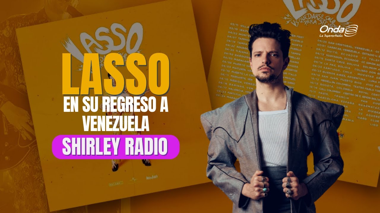 Shirley Radio entrevista en exclusiva a Lasso en su regreso a Venezuela