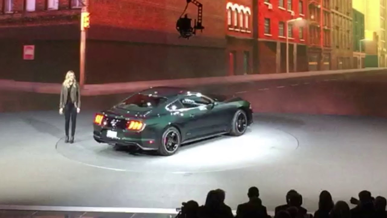 A Star Is Reborn: 50th Anniversary Ford Mustang Bullitt unveiled by Steve McQueen's granddaughter