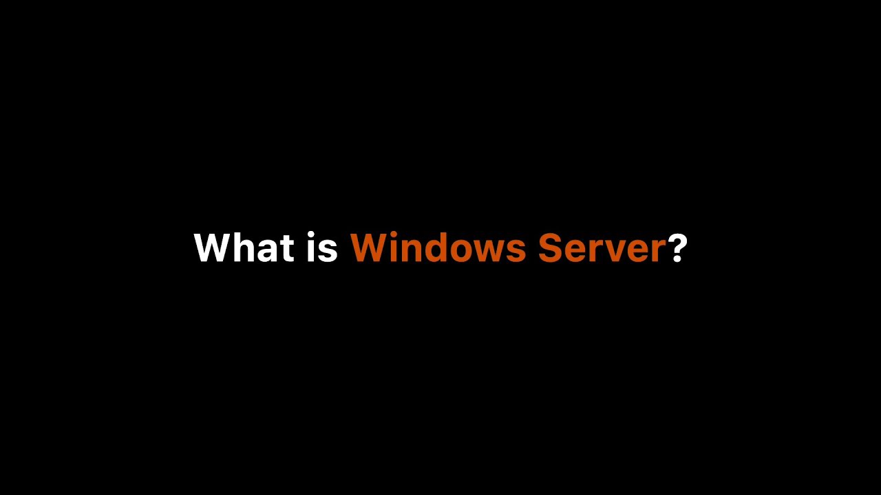 Что такое Windows Server?