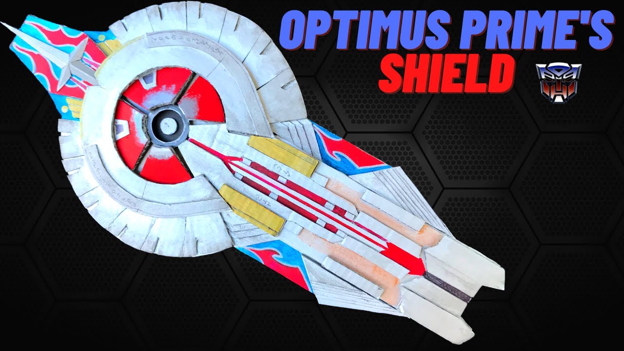 Make Your Own optimus prime's shield | diy optimus prime's shield | origami transformer shield