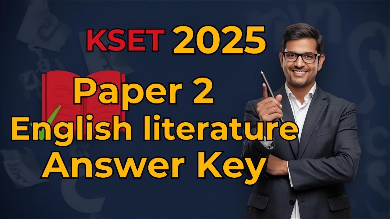 KSET 2025 English Literature Answer Key | Paper 2 Solved | Ace-Educate