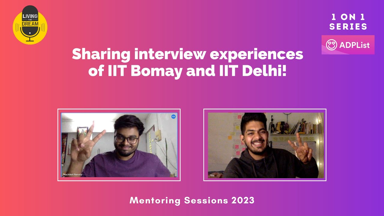 Talking about our IIT interview experiences from last year CEED 2022!