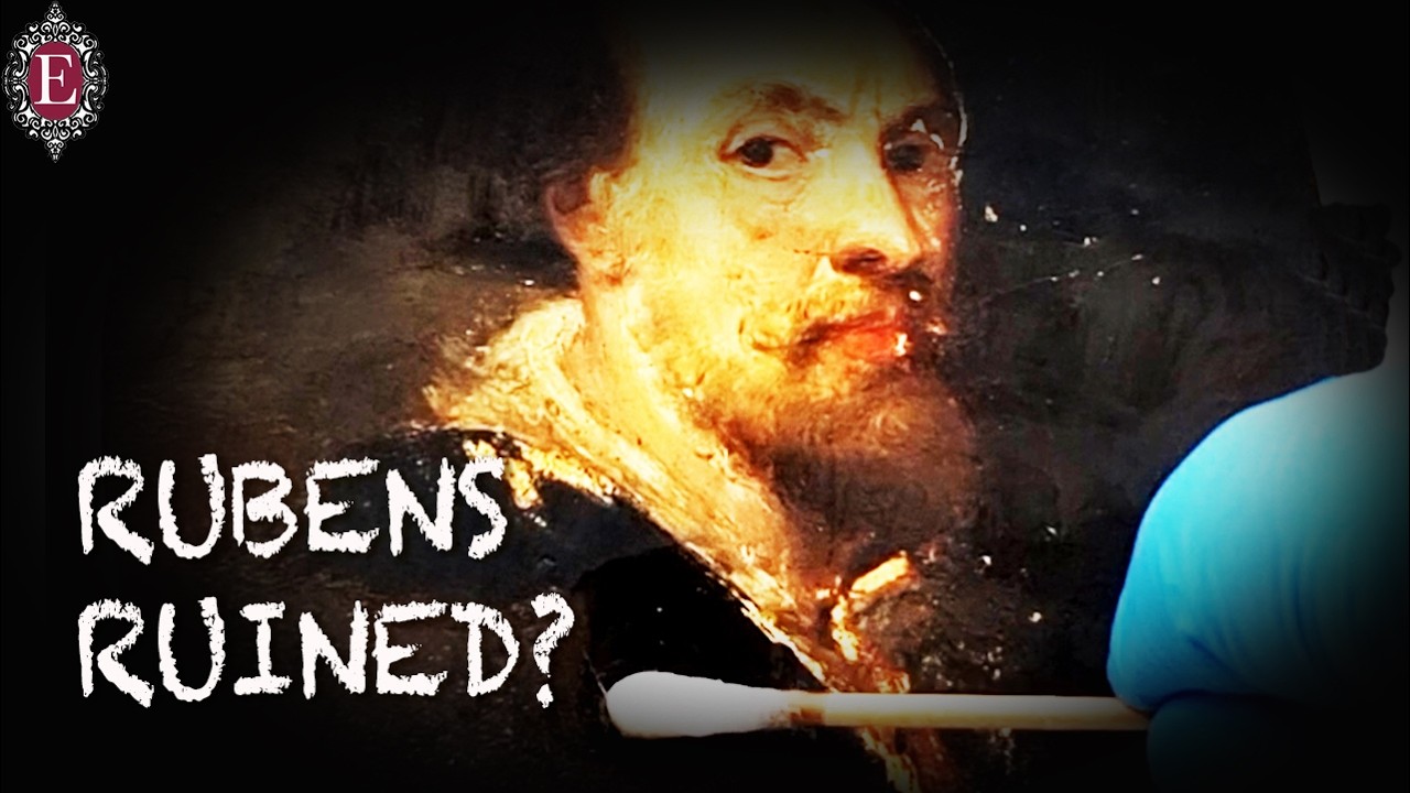 Restoring a Rubens Portrait | Cleaning, Retouch & Varnish