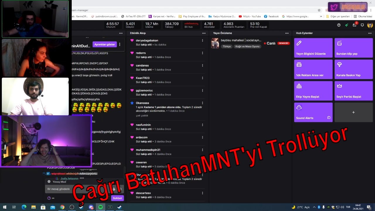&Ccedil;ağrı BatuhanMNT yi Şarkı A&ccedil;arak Troll&uuml;yor. BatuhanMNT Rage Ge&ccedil;iriyor.