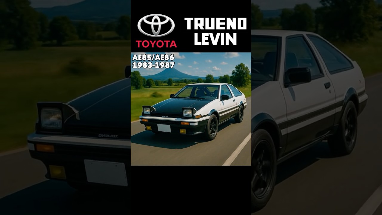 Evolution of Toyota Corolla Levin/Trueno (1972 - 2000)